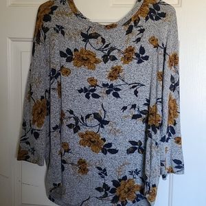 Comy Floral Sweater